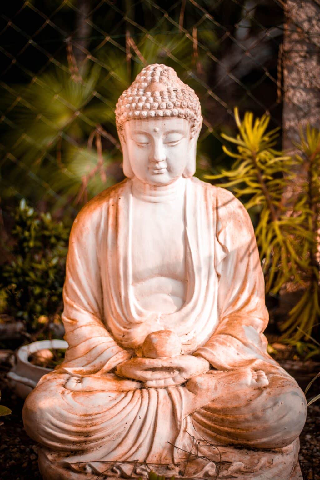 Stone Buddha statue