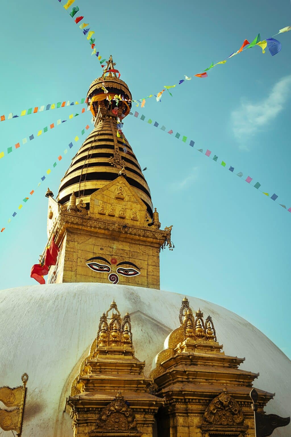 Buddha statue with incense
